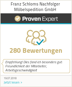 Erfahrungen & Bewertungen zu Franz Schloms Nachfolger Möbelspedition GmbH
